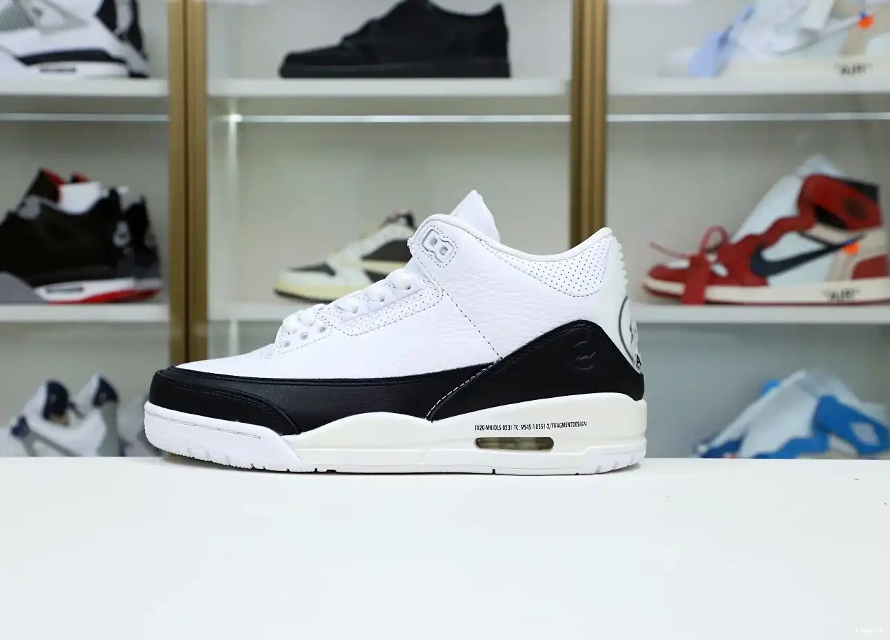 X 3 SP AIR FRAGMENT 'WHITE' DESIGN RETRO JORDAN 0502